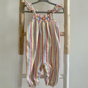 Hatley Baby Boho Striped Romper size 9-12 months
